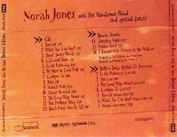 【爵士乐】诺拉·琼丝《家的感觉（豪华版）》2004[FLAC+CUE/整轨]