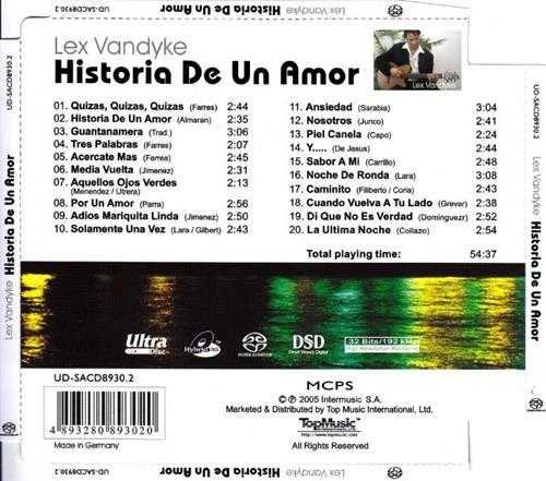LexVandyke-HistoriaDeUnAmor(情陷地中海)【SACD-ISO】