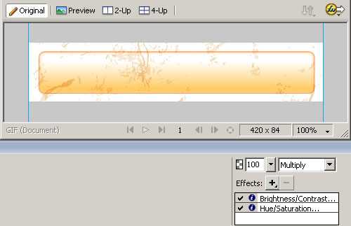 Fireworks 实现在物件和文字上营造残破的效果