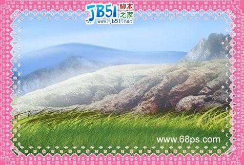 Photoshop制作可爱装饰相框