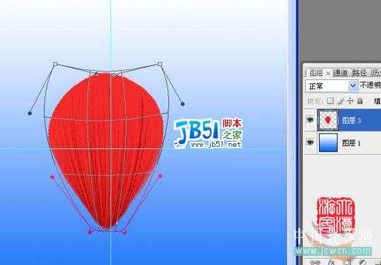 Photoshop教程:绘制一枝傲雪红梅