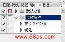 Photoshop入门:动作的安装使用实例