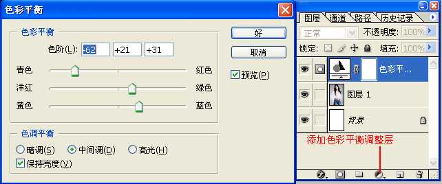 Photoshop色彩平衡功能照片调色实例