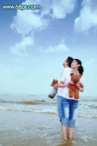 Photoshop 快速调出人物照片柔和的淡红色