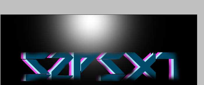 Photoshop设计制作出炫彩的色块叠加文字特效