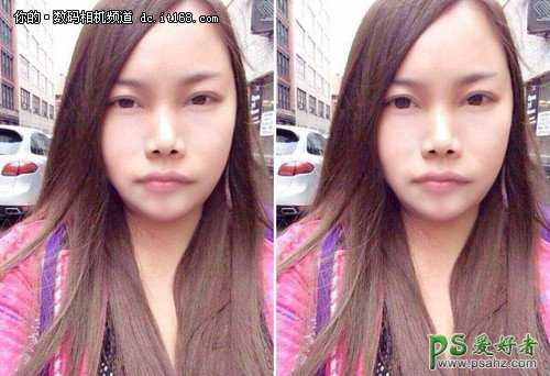 凤姐PS换脸美容教程:通过磨皮美肤美容让凤姐变出漂亮的明星脸