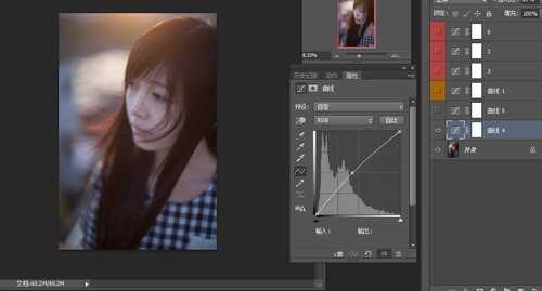 教你如何用曲线加强色调对比 逆光人像调色教程