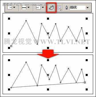 CorelDRAW基础教程:多点线工具的应用