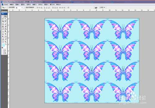 PS利用油漆桶工具制作连续图案教程