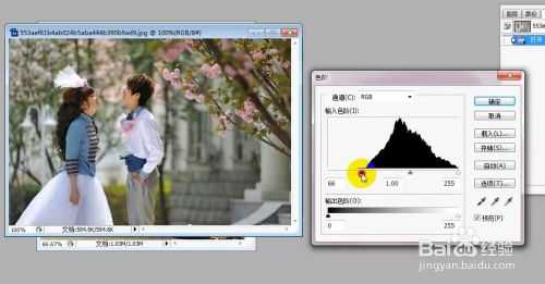 PS快速利用色阶快速处理图片发灰、发暗、局部发灰发暗的问题