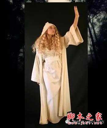 PS打造手握魔法球的白衣天使照片