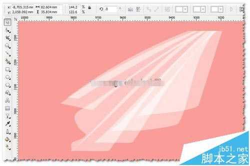 cdr怎么绘制漂亮飘逸的婚纱白色头纱?