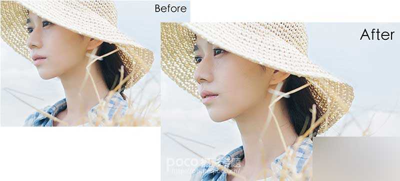 PS结合LR打造日系清爽通透人像照片