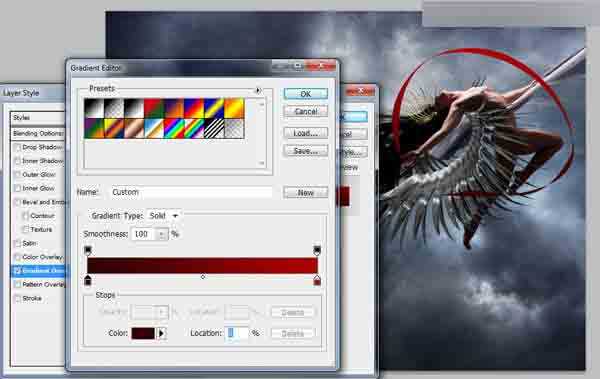 Photoshop合成天使舞者在空中跳舞的场景教程