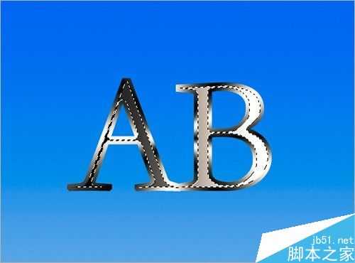 photoshop简单制作质感的金属字体