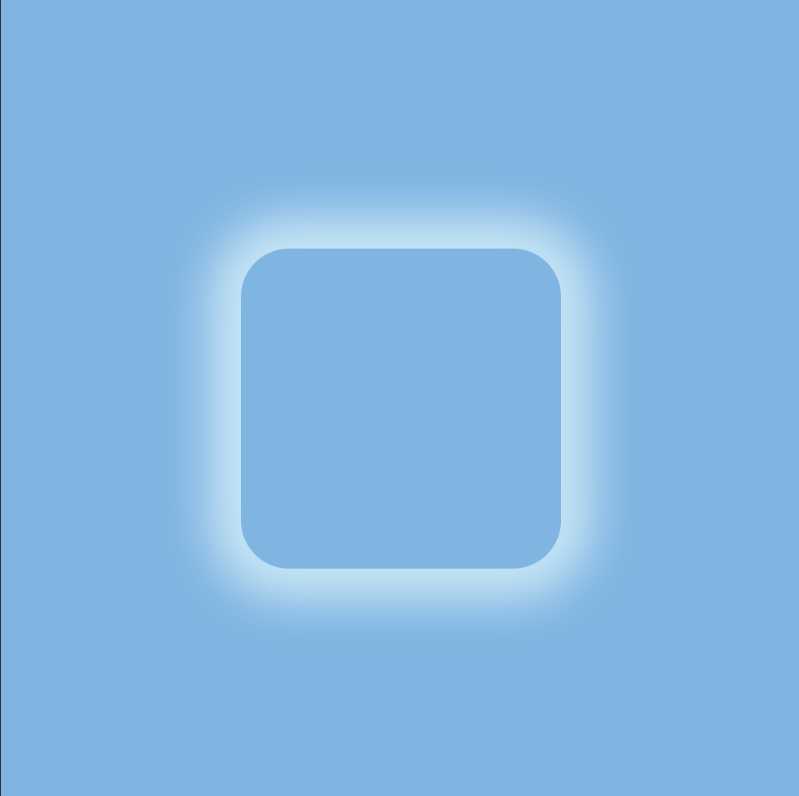 Photoshop合成蓝色水晶质感的立体APP图标