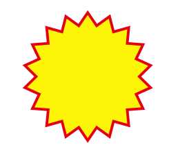 CDR制作三种不同类型的特价爆炸贴