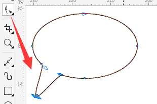 在CDR X8中如何为曲线添加节点?