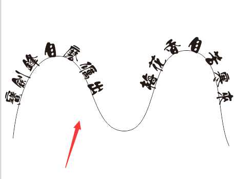 cdr怎么制作路径文字? cdr中制作曲线文字路径的教程