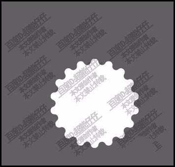 AI星形圆形怎么合并制作齿轮形状?