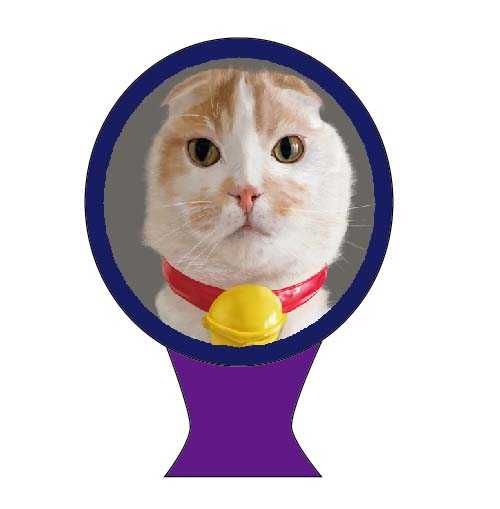 ai怎么合成小猫照镜子的效果图片?