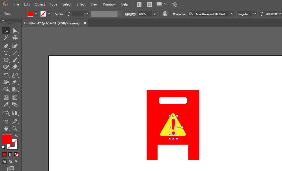 ai怎么设计洗手间禁止通行标志牌图标?