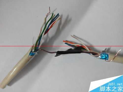 网线断了没有工具怎么接上?